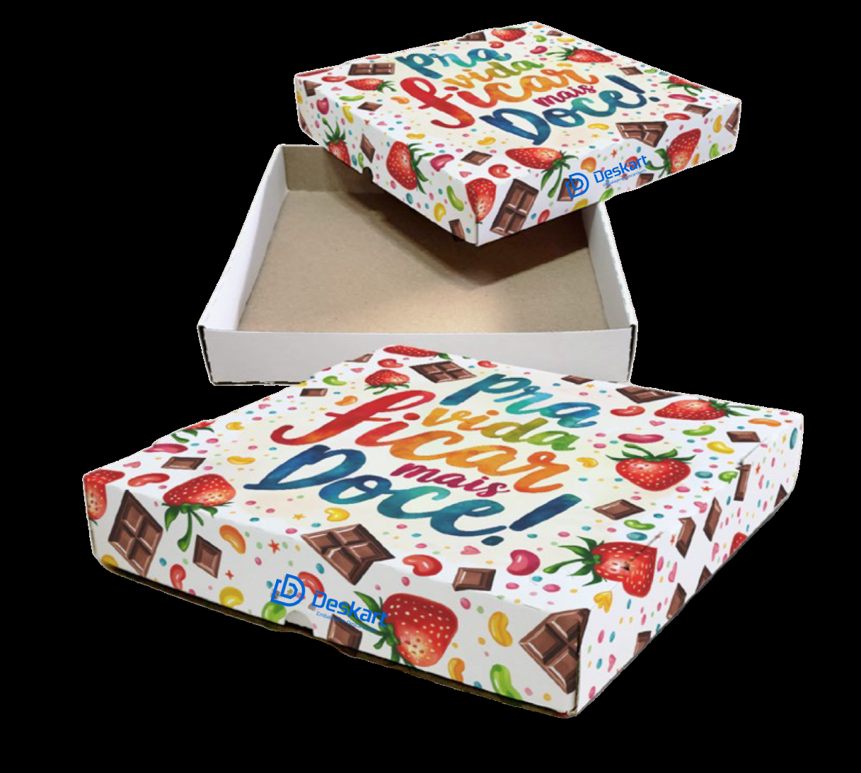 Caixas para doces e salgados