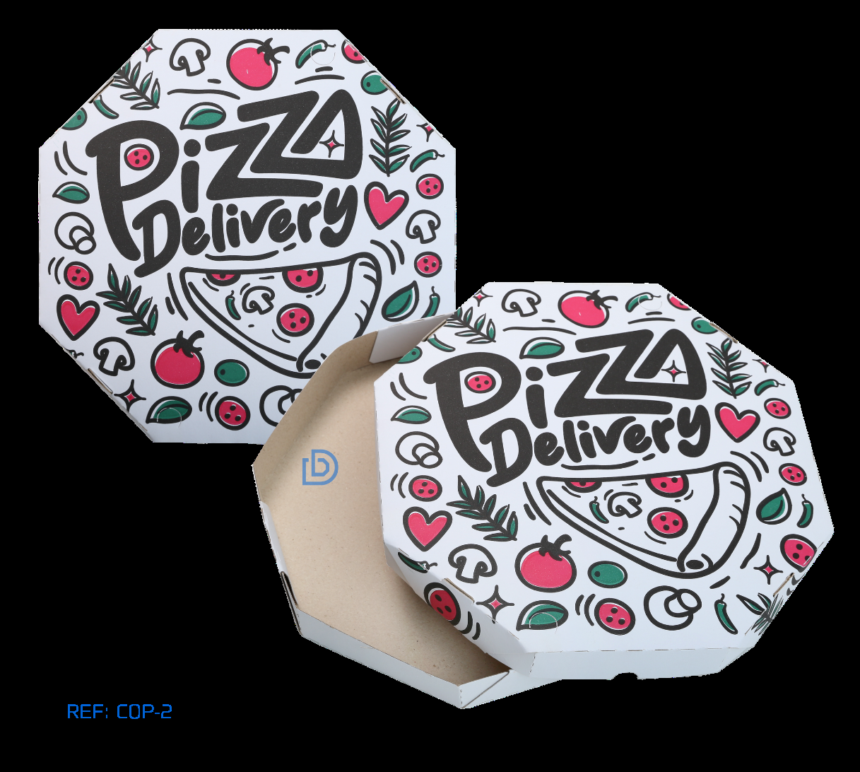Caixas de pizza